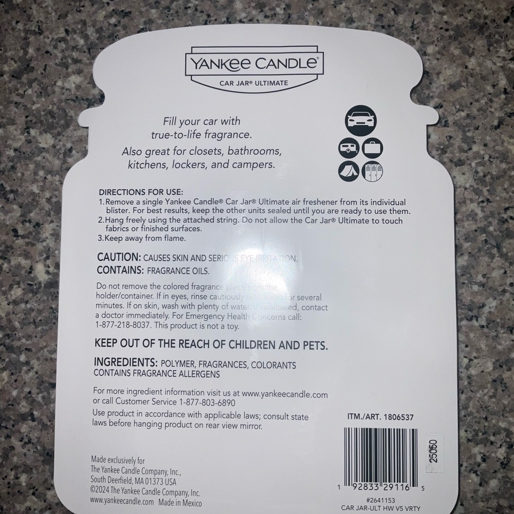Yankee Candle Car Air Fresheners Variety Pack - Picture 5 of 5